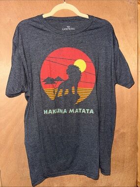 Hakuna Matata Men's Graphic T-Shirt - Charcoal